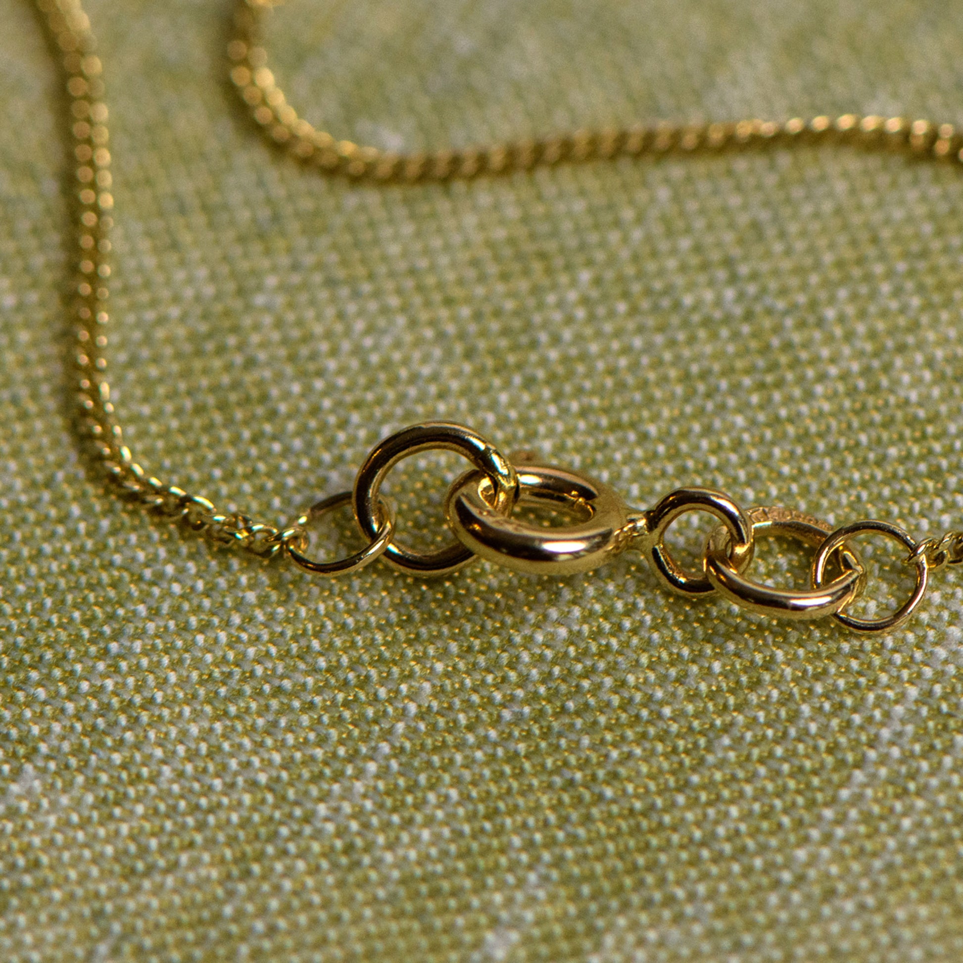 9ct gold curb chain by Notion Jewellery