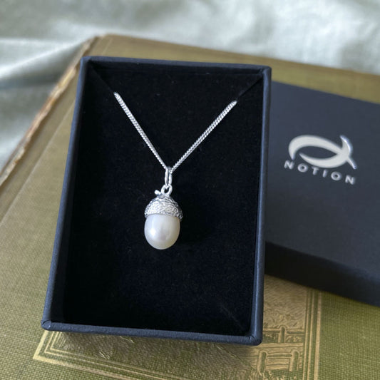 Real pearl necklace by Notion Jewellery