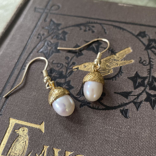 gold dangle earrings