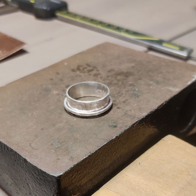 making a spinner ring