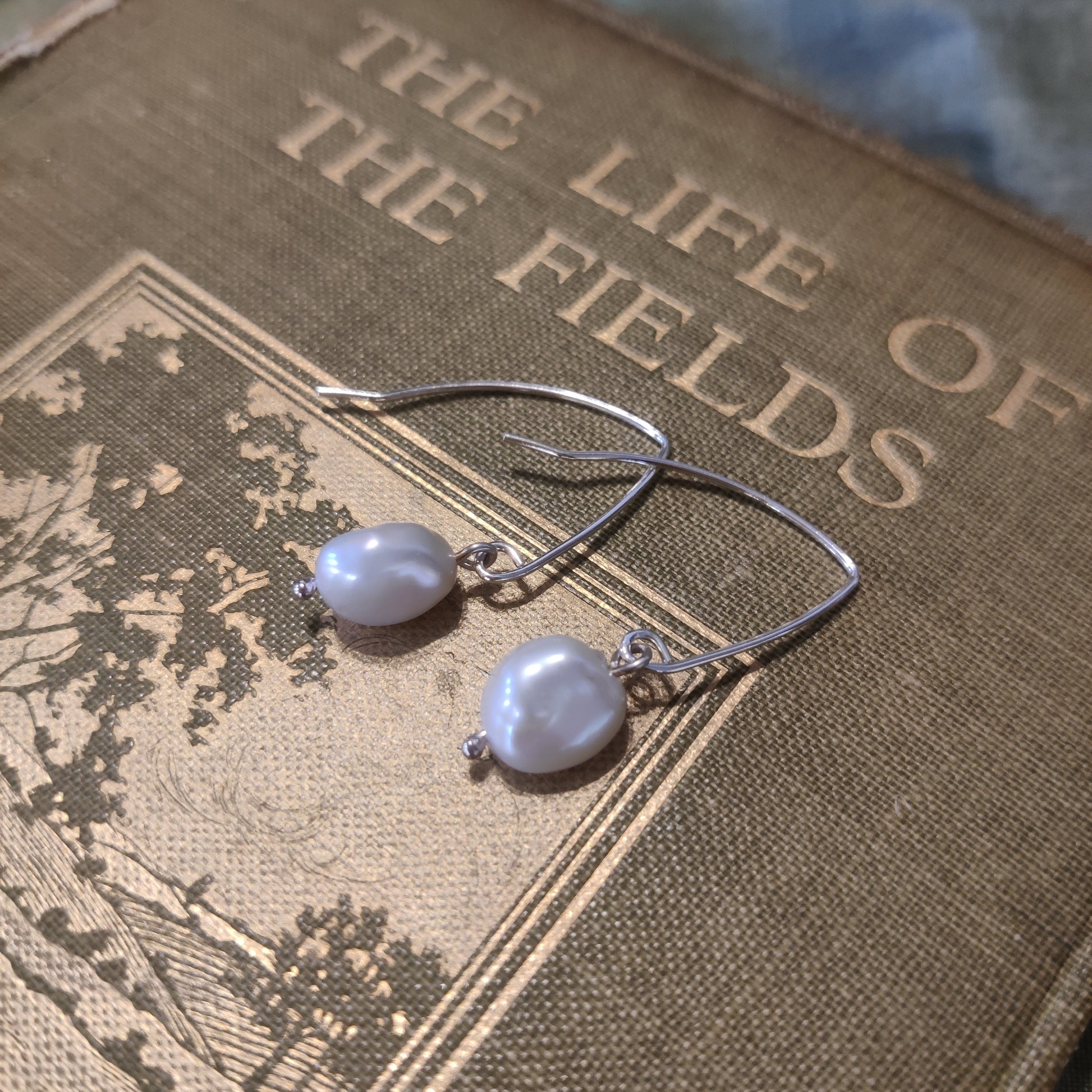  Baroque pearl earrings by Notion Jewellery