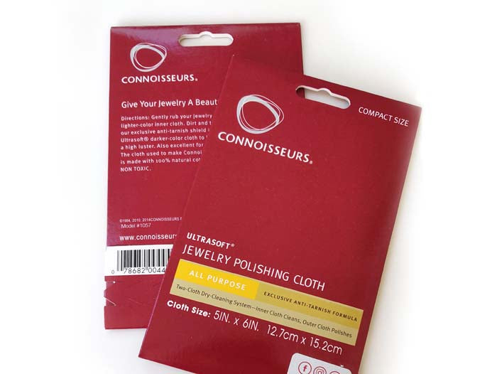 Ultrasoft® Gold Jewellery Polishing Cloth - Connoisseurs Jewellery Care  Singapore