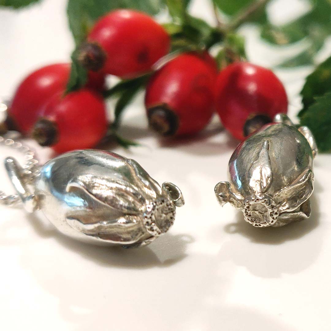 rosehip pendants